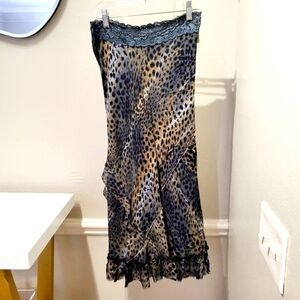 Sharagano Paris | Leopard Maxi Skirt